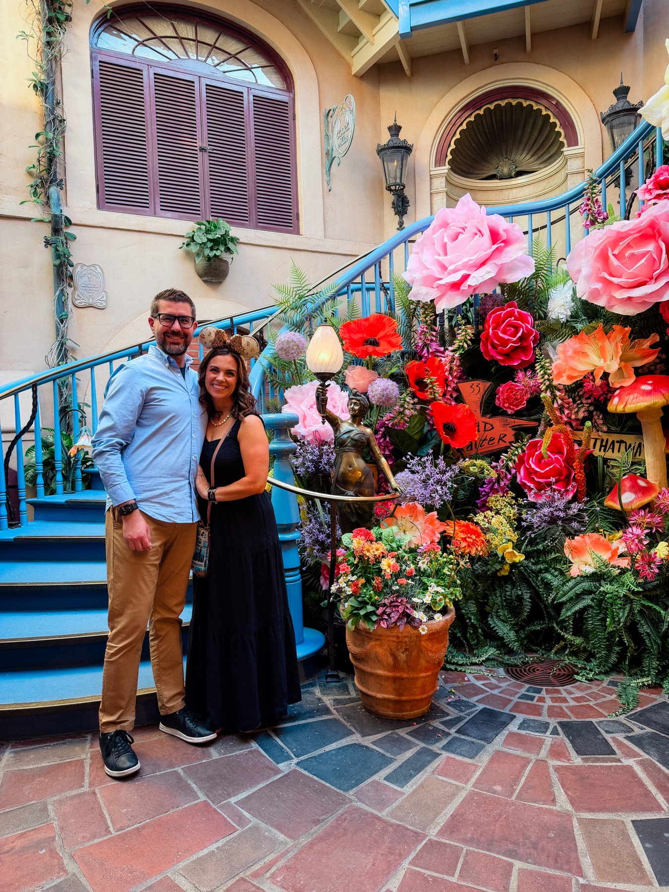 Tim and Audreyann together at Disneyland